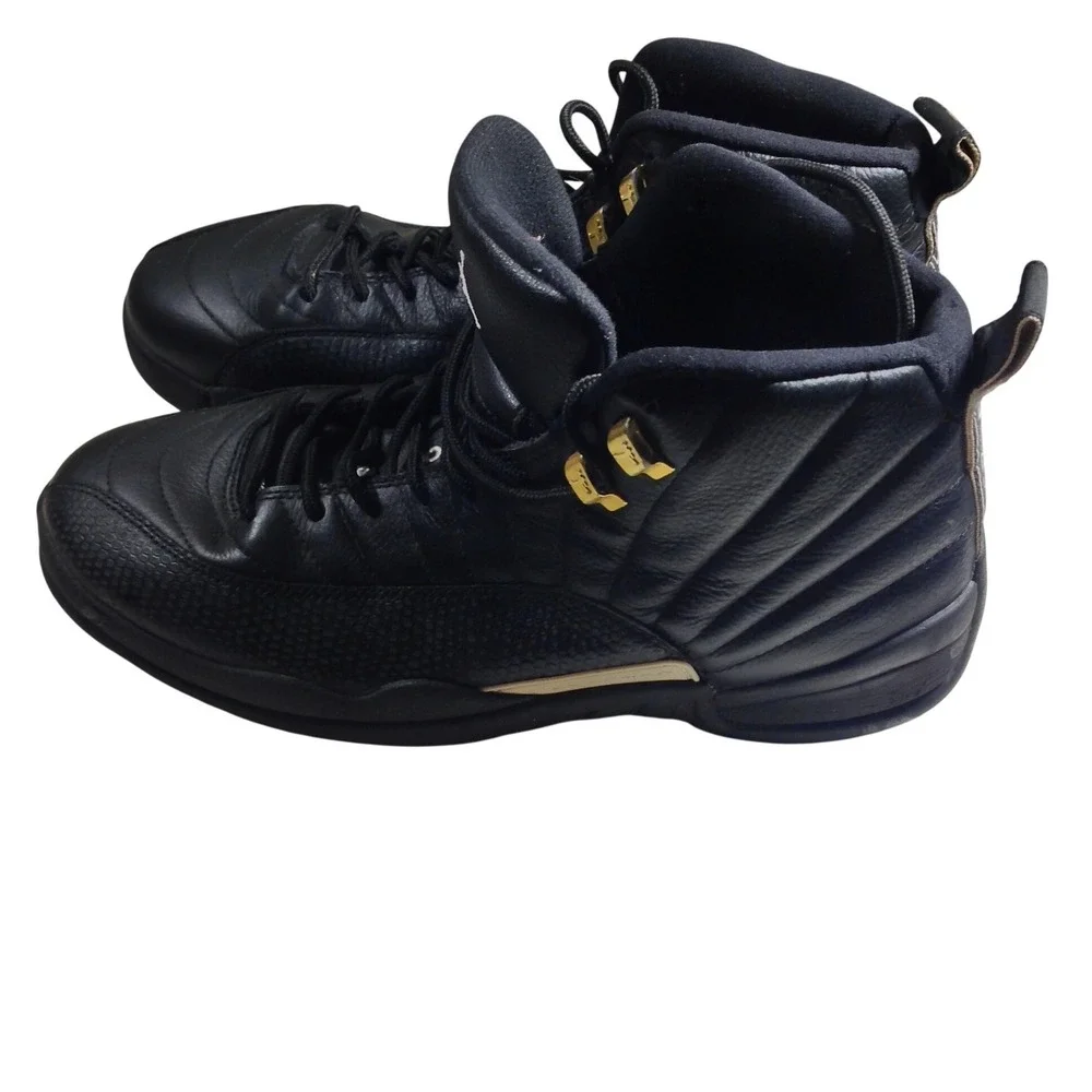 Jordan Air Jordan 12 Retro The Master Mens Size 10.5 Black Gold 130690-013